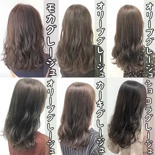 カラー 💖ブリーチなし透明 感💖ASAHIのヘアスタイル