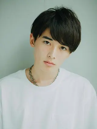 メンズ ハイライト&曲がる 縮毛矯正特化 玉置のヘアスタイル