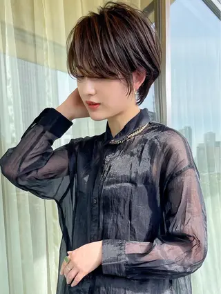 ショート 大人ショート特化/ カットモデル/表参道のヘアスタイル