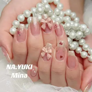 ネイル ショート カラー パーマ ヘアアレンジ メンズ キッズ マツエク・マツパ アイブロウ YUKI 💗 渋谷店のネイルデザイン