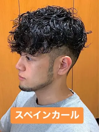 ショート パーマ メンズ メンズパーマ&メンズ 縮毛矯正/平野/渋谷のヘアスタイル
