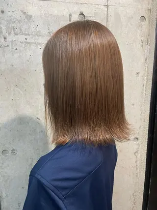 ミディアム カラー SHOTO ハイトー ン/ブロンドカラーのヘアスタイル