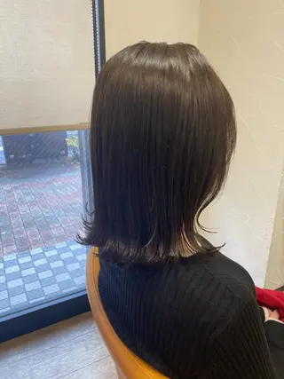 ミディアム カラー サプリームヘア 飯田みち瑠のヘアスタイル