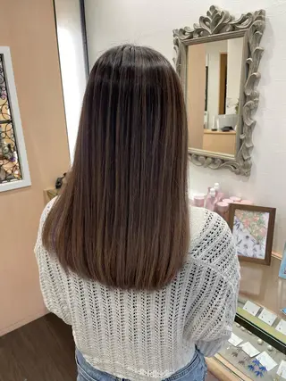 セミロング カラー HairMake 3 🐬NANAMIのヘアスタイル