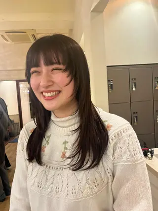 ロング 北野 未優香のヘアスタイル