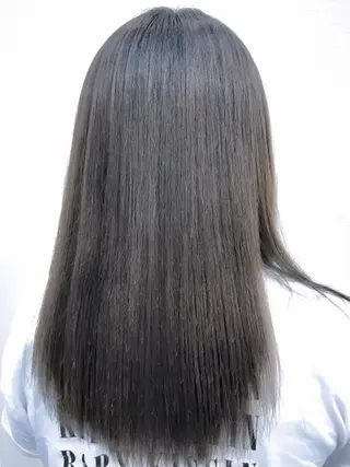 ロング パーマ ブリーチでもできる 縮毛矯正相原慎🌈のヘアスタイル