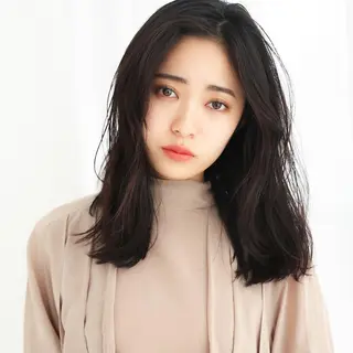 ミディアム カラー DAICHI inity心斎橋のヘアスタイル