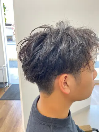 カラー パーマ メンズ 高橋 一樹のヘアスタイル