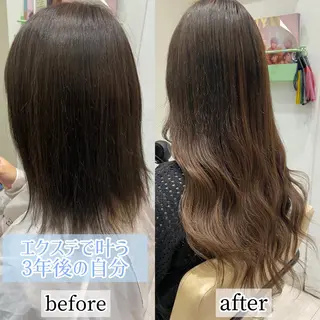 ロング 新宿/韓国ヘア 中明度カラー/かやのヘアスタイル