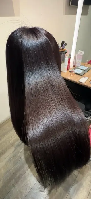 ロング メンズパーマ/レイヤ ーカット岡田遥希のヘアスタイル