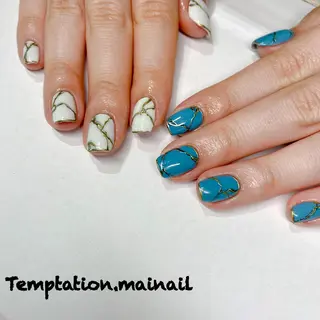 パーマ Temptation mainailのネイルデザイン