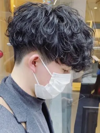 ショート パーマ メンズ SENTA✨メンズ パーマ✨fifth栄のヘアスタイル