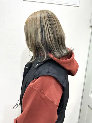 ミディアム カラー 🤍2nd🤍田所 美希のヘアスタイル