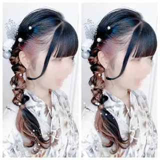 セミロング ヘアアレンジ 🫧そあん🫧大宮 カットモデル様募集中のヘアスタイル