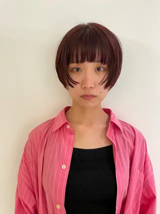 ショート カラー 【吉祥寺】ショート/ レイヤーボブ/ryoのヘアスタイル