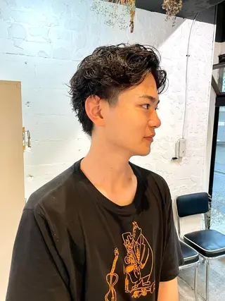 パーマ メンズ 🔥メンズショート 職人🔥大澤龍也のヘアスタイル