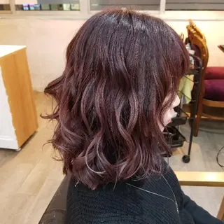 ミディアム カラー bathair  所属・bathair 持田侑祐のヘアスタイル