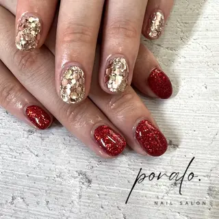 ショート nail salon poraloのネイルデザイン