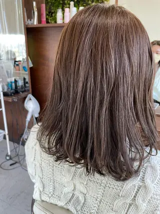 ミディアム カラー 伊丹Pilina 山田のヘアスタイル