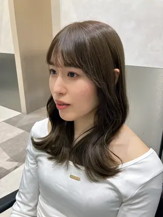 ロング カラー 💖ブリーチなし透明 感💖ASAHIのヘアスタイル