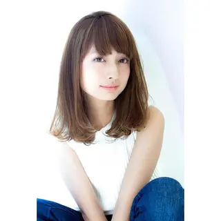 ミディアム カラー 内藤 達也のヘアスタイル