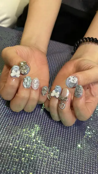 ネイル RICO Nail パーツつけ放題🌈のネイルデザイン