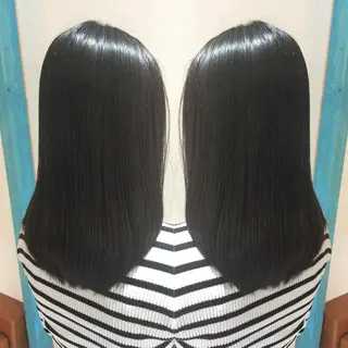 セミロング カラー 中間 将人のヘアスタイル