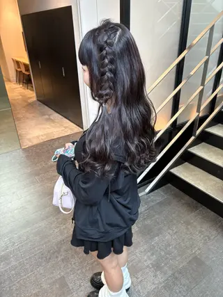 ロング ヘアアレンジ mao | 柔らか艶カラー🫧のヘアスタイル