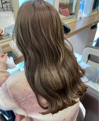 ロング カラー ハードパーマ Rico💜のヘアスタイル