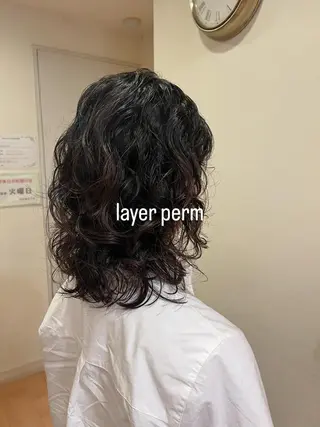 パーマ Ha naのヘアスタイル