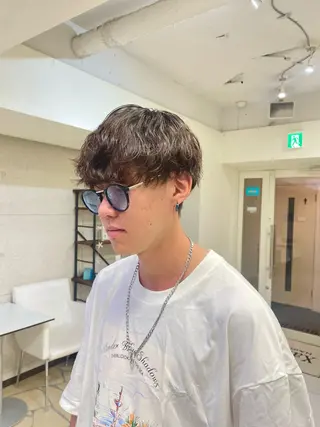 ショート パーマ メンズ XANADU上野店 🐼ﾖｺﾊｼのヘアスタイル