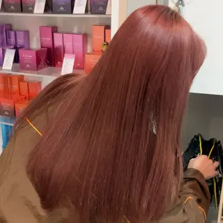 カラー レイヤーカット/ フェミニン💕/鏡のヘアスタイル