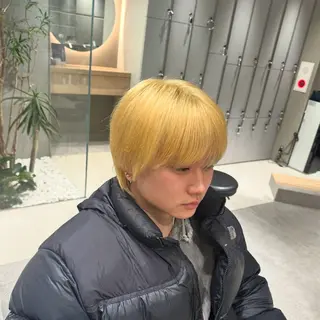 ショート カラー MINX/ボブ/ レイヤー/田中元翔のヘアスタイル