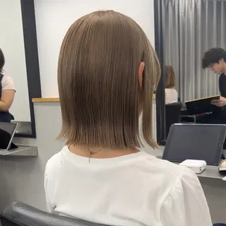 ミディアム Laff立川所属・髪質改善/縮毛矯正/ ボブ/立川/伊藤豊のヘアスタイル