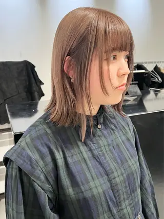 ミディアム カラー HARU//原宿🤍 リピート率NO.1のヘアスタイル