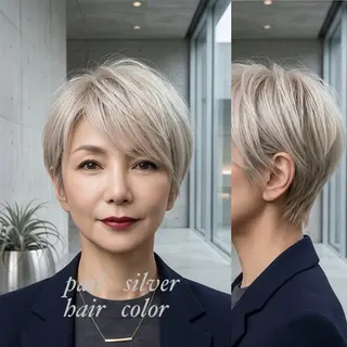 ショート カラー M.SLASH 辻 孝志のヘアスタイル