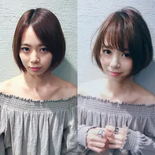 ショート カラー ヘアアレンジ ショートの神✨AFL OAT 井上康平のヘアスタイル