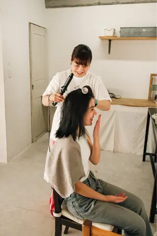 ミディアム fuchigami suzunoのヘアスタイル