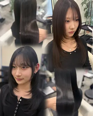 ロング カラー 渋谷髪質改善/縮毛 矯正/かすが🪽🫧のヘアスタイル