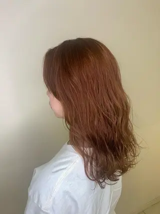 セミロング カラー ヘアアレンジ 【Sweep】おじま のぞみのヘアスタイル