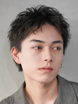 ショート メンズ 深谷 侑亮のヘアスタイル