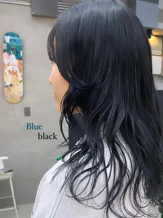 ロング カラー 谷口 瑠愛のヘアスタイル