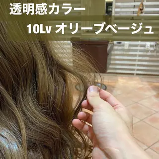 ロング カラー ブリーチなし✨艶髪 カラー𓃲YAGIのヘアスタイル