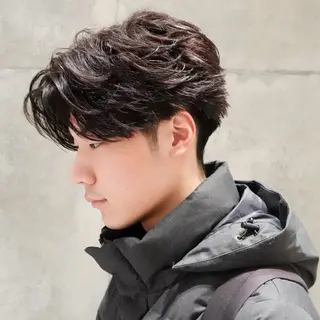 パーマ メンズ 渋谷メンズ特化 佐橋世奈のヘアスタイル