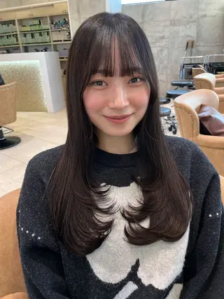 セミロング 🍯レイヤー/ボブ 🍯髪質改善️ みゆのヘアスタイル