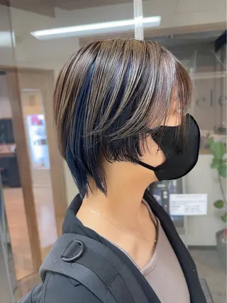 ミディアム 髪質改善&ストレート ✂︎鈴木青樹のヘアスタイル