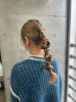 ロング ヘアアレンジ メンズモテパーマ💙 fuwaのヘアスタイル