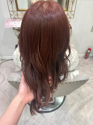 ロング カラー 女性のための美容師/ 下北沢/ヨシダモモカのヘアスタイル