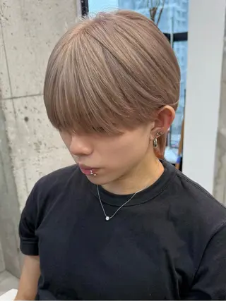 ショート カラー メンズ メンズブリーチカラー ❤︎hirokoのヘアスタイル