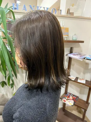 セミロング カラー 仕上がり満足度 No.1池田篤史のヘアスタイル